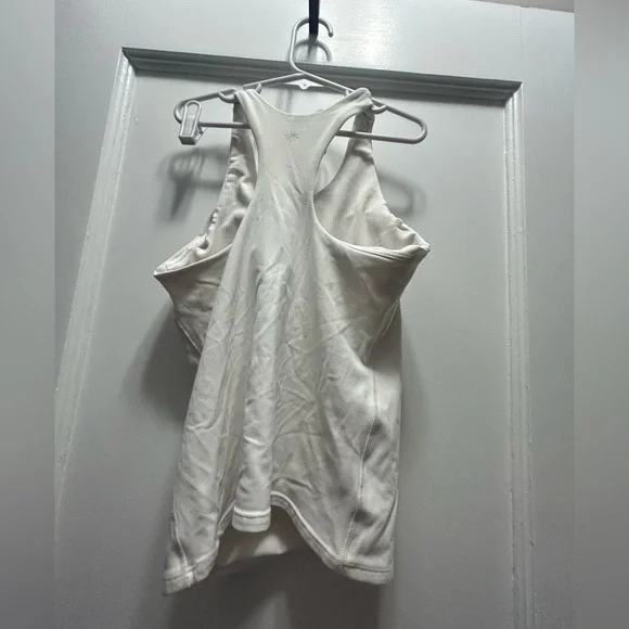 Athleta Girl White Tennis Top NWOT - Picture 2 of 6